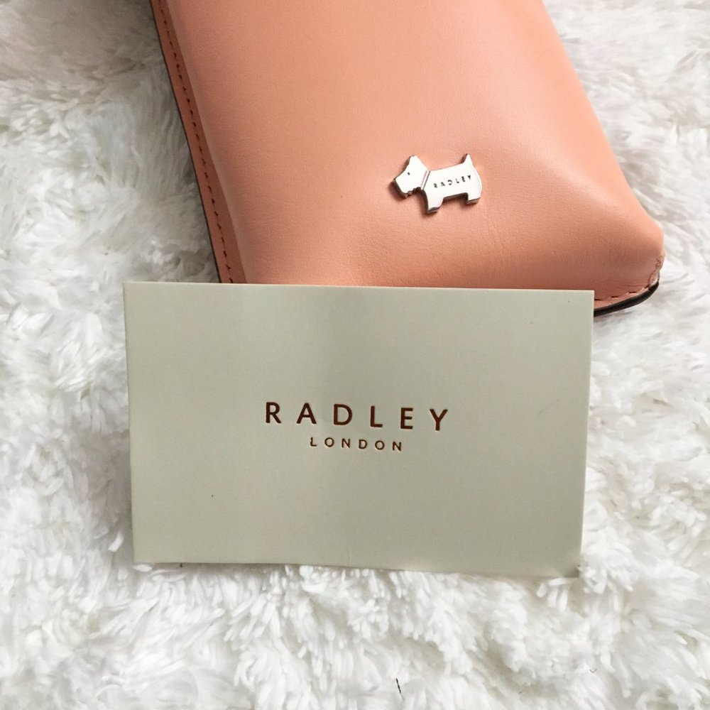 NEW | Radley London | peach phone crossbody bag